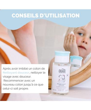 OUATE - My Gentle Cleanser - Cleansing and soothing micellar water for children - For the face - 4-11 years old - 95% Natural Ingredients - Vegan - Made in France - 150 ml - Buy Online on GoSupps.com