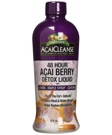 Garden Greens Acai Cleanse 48 hr Detox 32 Fl Oz