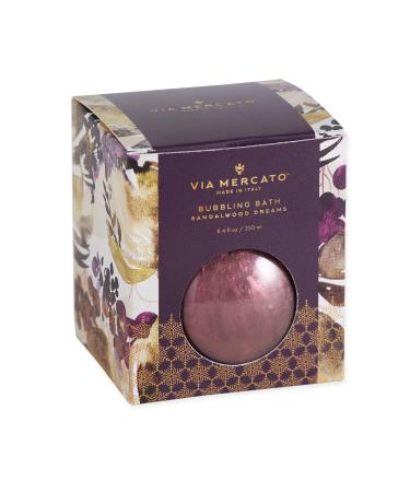 Scented Shimmering Bubble Bath Moisturizing and Restorative Ornament Gift Bottle is Beautifully Packaged with Gift-Giving in Mind 250 ml Sandalwood Dreams Vanilla 8.4 Ounce (Pack of 1)