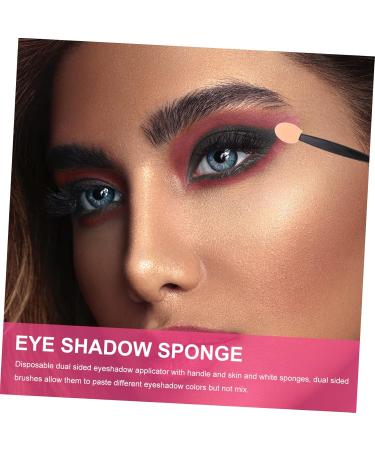 Didiseaon 100pcs Double Ended Eyeshadow Brush Eyeshadow Stick Eye Shadow Applicator Makeup Brush Bulk Tool 6.5x1.3cm Black - Buy Online on GoSupps.com