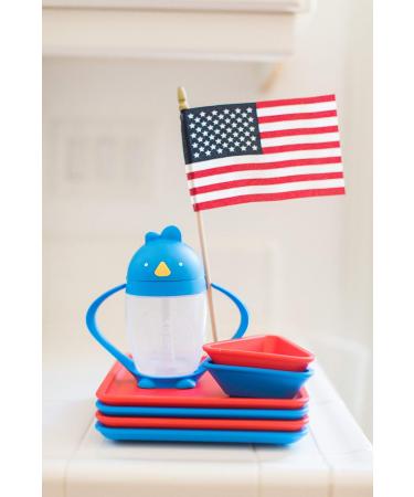 Lollaland Weighted Straw Sippy Cup | Made in the USA | Transition Kids Infant & Toddler Cup | Shark Tank Product | Brave Blue Color - Buy Online on GoSupps.com