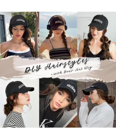 Women's AISI BEAUTY Hat Wig with Synthetic Long Wavy Hair - Adjustable Baseball Cap with Hair Extensions - Buy Online on GoSupps.com