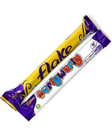 British Chocolate Bars Box - Bundle with 10 UK Chocolate Bars including Crunchie Curly Wurly Flake Dairy Milk Chocolate Bar and 6 other British Full Size Chocolate Bars - Great British Candy 410g - Buy Online on GoSupps.com