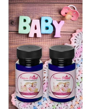 Cassava Root - Fertility Supplement for Twins - Vitamin for a Natural Pregnancy - 2 Month Supply
