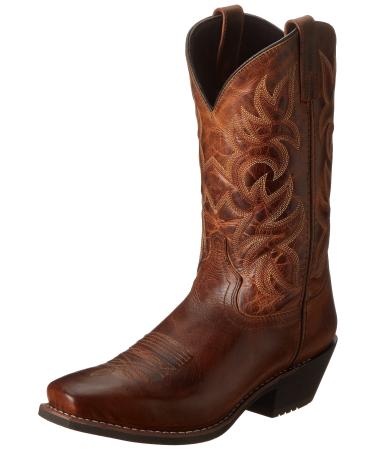 Laredo Mens Breakout Square Toe Dress Boots Mid Calf - Brown 13 Rust