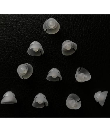 Jungle Care (9mm Medium * 10pc) Double Layer Magic Hearing Aid Domes Comfortable PSAP (Personal Sound Amplifiers Product) Kit Ear Tips Invisible, Perfect for Open Air (Open fit), except for RIC Medium (Pack of 10)