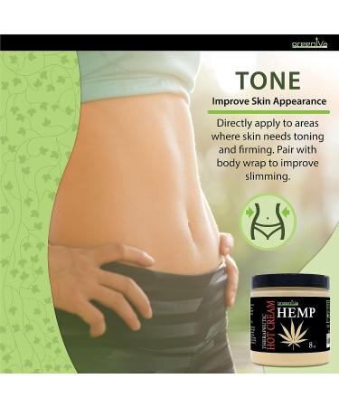 GreenIVe Hemp Hot Cream 8 oz Jar - Soothing Moisturizing Cream on Amazon - Buy Online on GoSupps.com