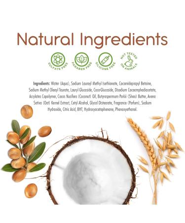 Sensitive Skin Moisturizing Body Wash - Fragrance & Sulfate Free - 2-Pack 16oz with Pump - Buy Online on GoSupps.com