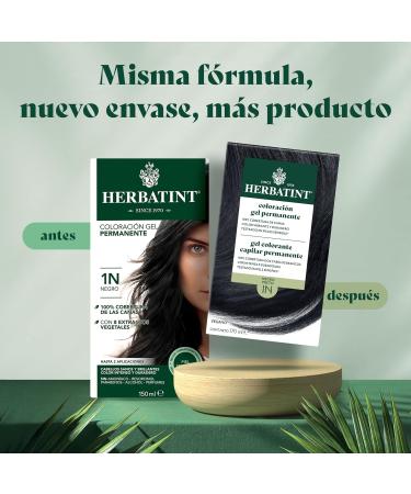  Herbatint Herbatint Permanent Hair Colour Gel 1N Black 170 ml Ammonia Free 100% Grey Coverage for Sensitive Skin with 8 Organic Natural Extracts - Buy Online on GoSupps.com