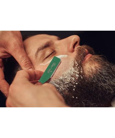 Kamiso Japanese Straight Edge Razor | Premium Barber Razor with 5 Stainless Steel Blades | Men's Freehand Shaving Tool - Buy Online on GoSupps.com