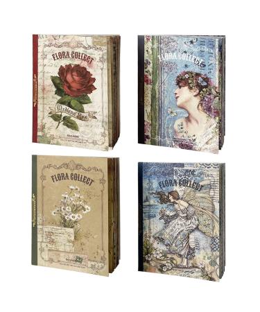 160 PCS Vintage Scrapbook Paper Junk Journal Scrapbooking Supplies Ephemera Pack for Art Journaling Bullet Craft Scrapbooking PaperCuts Background Paper