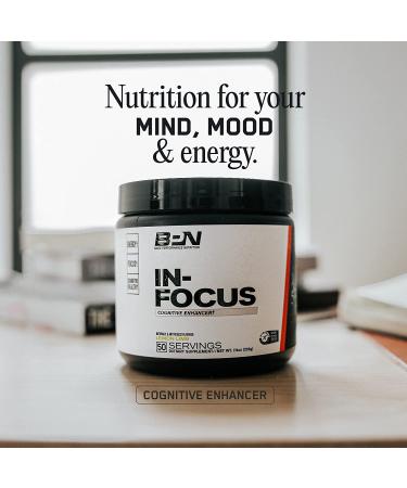 Bare Performance Nutrition In-Focus Cognitive Enhancer Thermogenic Nootropic Energy - 50 Servings Strawberry Kiwi - Buy Online on GoSupps.com