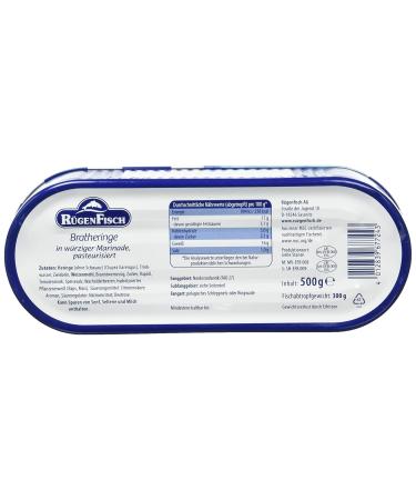 Buy R genfisch Fried Herring in Spicy Marinade - Pack of 6 (6 x 500g) | International Shipping Available - Buy Online on GoSupps.com