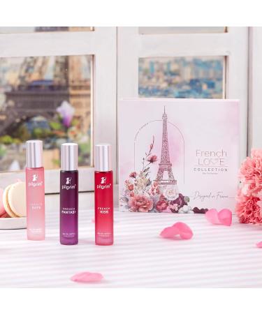Pilgrim Women The French Love Perfume Gift Set 3 x 17 ml Floral Oriental Amber Fougere - Buy Online on GoSupps.com
