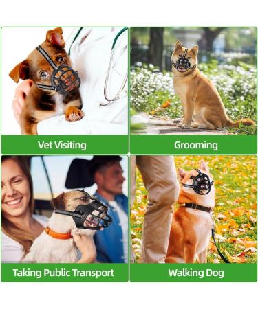 Dog Muzzle Large Breed Adjustable Basket Muzzle for Large Dogs Allows Panting and Drinking Humane Cage Dog Muzzles Prevent Biting Barking and Chewing Perfect for Grooming and Training L - Buy Online on GoSupps.com