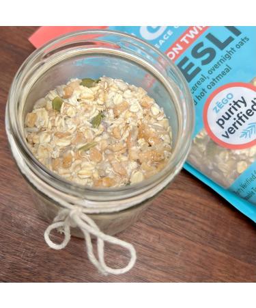 ZEGO Foods Organic Superfood Oatmeal & Muesli - Apple Cranberry 13oz - Certified Gluten-Free - Buy Online on GoSupps.com