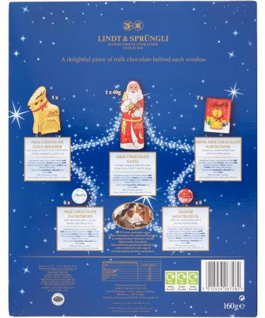 Lindt Advent Calendar Milk 160g - Buy Online on GoSupps.com