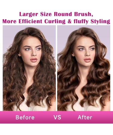 Large Round Volumizing Brush for Dyson Airwrap - HS01/HS05 Accessories Big Size Hair Styler Blow Dryer Brush (Rose - Buy Online on GoSupps.com