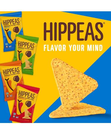 Hippeas Chickpea Tortilla Chips Rockin' Ranch 1oz (Pack of 18) - Vegan & Gluten-Free Plant Protein Snacks - Buy Online on GoSupps.com