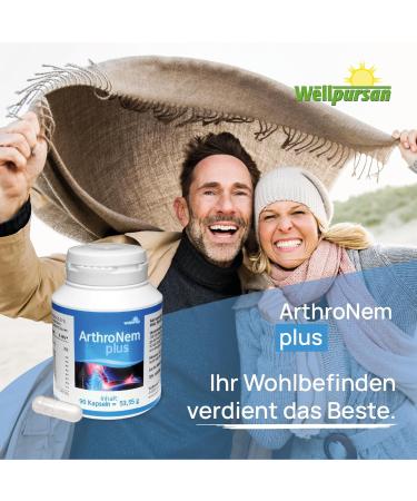 Wellpursan Arthronem Plus - 90 Joint Support Capsules with MSM & Vitamin C for Osteoarthritis Relief - Buy Online on GoSupps.com