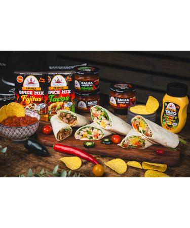 Texmex Taco Sauce Original - Vegan, Gluten & Lactose Free - Mild Spiciness - 300g - Buy Online on GoSupps.com