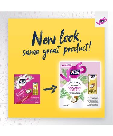 Vo5 Nourishing Coconut Hot Oil Treatment - 4 Pack (15ml Each) for Damaged Hair | Restore Shine & Strength - International Shipping Available - Buy Online on GoSupps.com