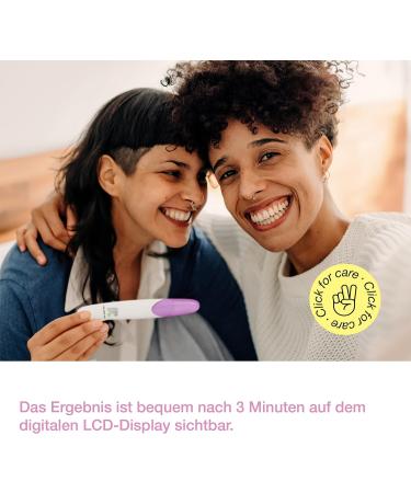 LiaVince Digital Pregnancy Test | Over 99% Accuracy | Quick 3-Minute Results | Clear Digital Display | Fast & Reliable HCG Detection - Buy Online on GoSupps.com