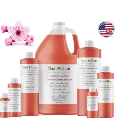 Japanese Cherry Blossom Fragrance Oil 8 fl. oz. | Scented Oil for DIY Soap Candles Bath Bombs & Aromatherapy - Buy Online on GoSupps.com