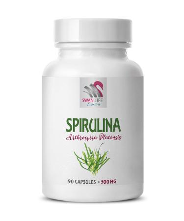 spirulina and chlorella capsules - energy bits spirulina chlorella tablets - SPIRUILINA 500MG - spirulina tablets - spirulina and chlorella powder organic - Spirulina Herbal Supplements - 1 bottle