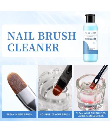 Nail Brush Cleaner for Acrylic Nails - 2.5 fl oz | Quick & Easy Cleaning for Nail Art | Ideal for Salons & Home Use - Buy Online on GoSupps.com