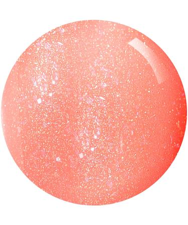 AIMEILI Peach Glitter Shimmery Gel Nail Polish 10ml - Soak Off UV LED Nail Lamp Gel Polish for Sparkly Natural Nail Art - Buy Online on GoSupps.com