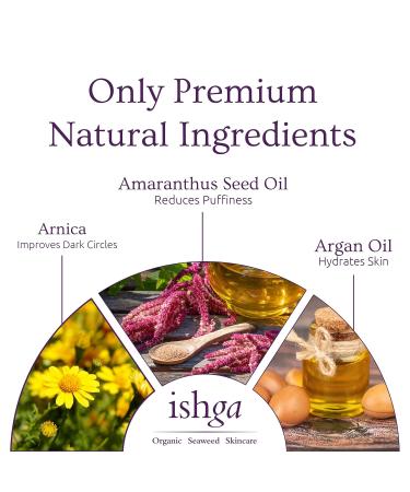 Ishga Eye Balm - Natural Organic Skincare | Vegan & Cruelty Free | Scottish Seaweed | Nourishing Hydrating for All Skin Types | 1.01 oz - Buy Online on GoSupps.com