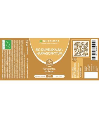 Plastimea Devils claw HARPAGOPHYTUM food supplement NUTRIMEA 90 caps - Buy Online on GoSupps.com