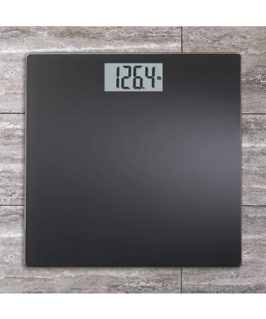 InstaTrack Large Display Digital Bathroom Scale - Black, 400 lb Capacity - Buy Online on GoSupps.com