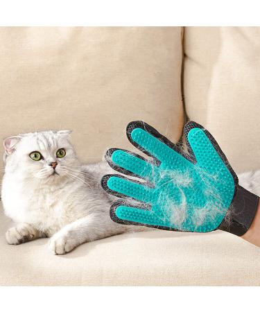 YOUDIWADI Pet Grooming Gloves | Deshedding Glove for Dogs, Cats & Horses | Hair Shedding & Massage Mitt | Remove Long & Short Fur | 1 Pair - Buy Online on GoSupps.com