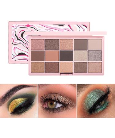 Shimmer Eyeshadow - Shimmering Glittering Eyeshadow | Makeup Supplies Satge Use for Home Working Shopping Gathering Dating Traveling Dtt 02# - Buy Online on GoSupps.com