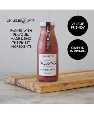 Charlie & Ivy's Beetroot & Raspberry Dressing 250ml - Delicious Flavor for Salads and More - Buy Online on GoSupps.com
