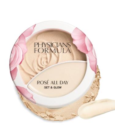 Physicians Formula Rosé All Day Set & Glow Highlighting Powder - Luminous Light - 0.48 Oz.