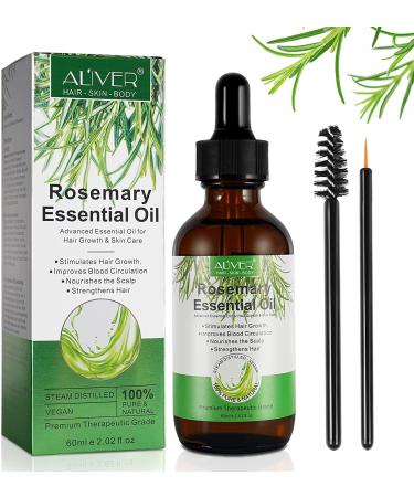 Bestniffes Rosemary Essential Oil for Hair Growth Strengthens Hair Nourishment Scalp  Stimulates Hair Growth Rid of Itchy and Dry Scalp  Improves Scalp Circulation (1 pcs)