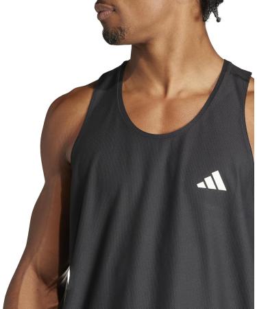 Buy adidas Men's Own The Run Tank Top - Lightweight Running Tank in Black | International Shipping Available - Buy Online on GoSupps.com