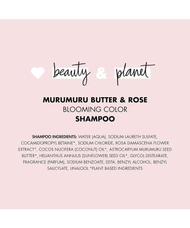 Love Beauty and Planet Blooming Color Shampoo 13.5 oz | Vegan Sulfate-Free Paraben-Free for Color-Treated Hair | Murumuru Butter & Rose - Buy Online on GoSupps.com