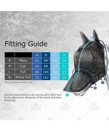 Harrison Howard CareMaster Horse Fly Mask with Ears | UV Protection for Horses | Tribal Diamond (M) - Buy Online on GoSupps.com