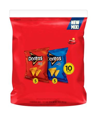 Doritos Mix (Nacho Cheese and Cool Ranch),1 Ounce (Pack of 10)