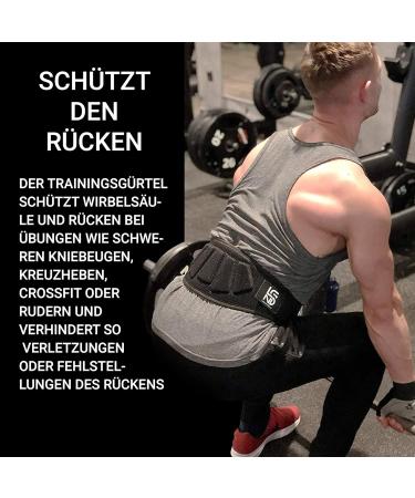 Weightal Leaks Fitness Belts - Black Training Belt for Bodybuilding Strength Training & Crossfit - Unisex M - Buy Online on GoSupps.com