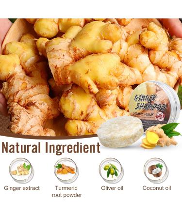 Ginger Hair Growth Shampoo Bar & Conditioner Set | Natural Anti Hair Loss PH Balanced Silicone-Free | Boost Hair Regrowth - Buy Online on GoSupps.com