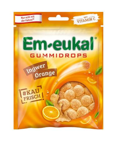 Buy Em-eukal Gummidrops Ginger-Orange with Vitamin C - Premium Chewing Candy 20 x 90g | International Shipping Available - Buy Online on GoSupps.com