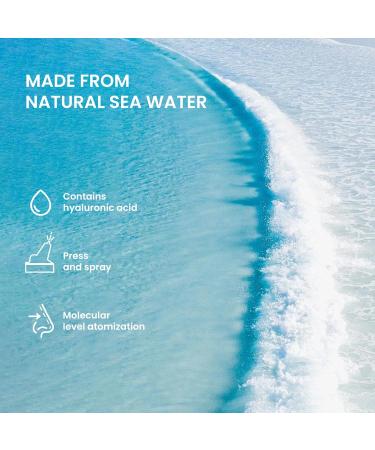 ZDEER Natural Saline Nasal Spray for Adults & Kids - Daily Gentle Moisturizing & Cleansing Mist, Drug-Free for Dryness Relief - 80ml - Buy Online on GoSupps.com