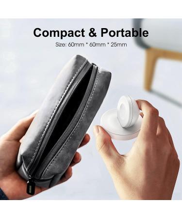 ZAPOGO Portable Magnetic Apple Watch Charger Stand - Wireless Fast Charging Dock with Nightstand Mode for Apple Watch Series 8/7/SE/6/5/4/3/2 - White - Buy Online on GoSupps.com