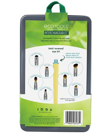 EcoTools Interchangeable Eye Kit Makeup Brush Set with Case - 7 Brushes Included - Buy Online on GoSupps.com