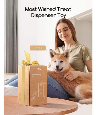 Faroro Dog Camera with Treat Dispenser - 1080P Full HD WiFi Pet Camera for Remote Monitoring and Treat Tossing - Buy Online on GoSupps.com